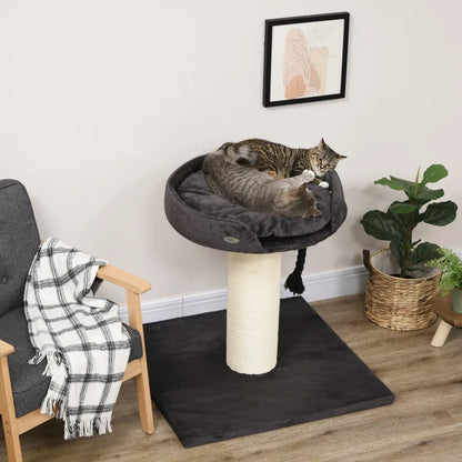 Nancy's Tazem Krabpaal - Kattenbed - Kattenboom - Grijs - ± 80 x 80 x 80 cm