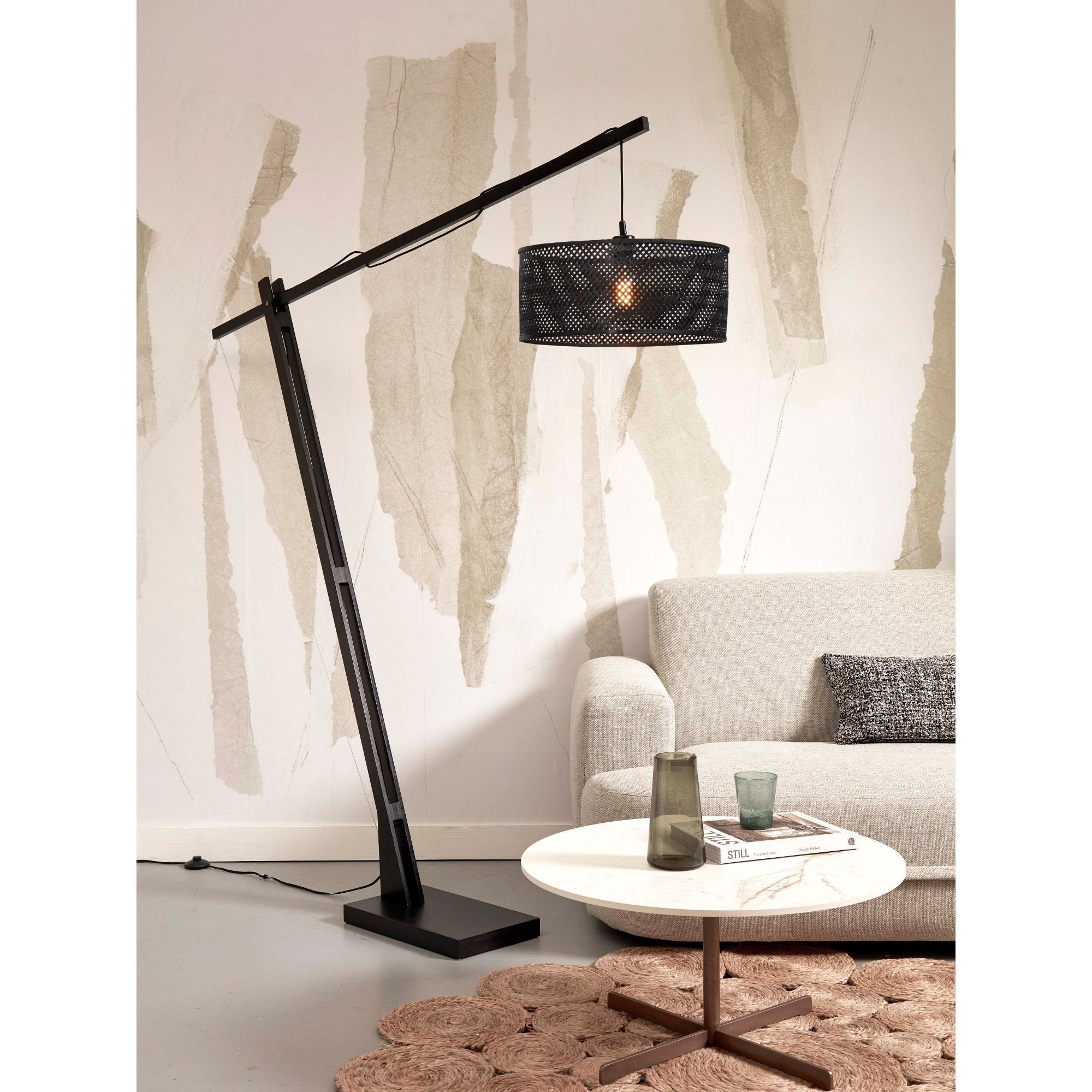 Nancy's Beato Floor Lamp - Standing Lamp - Black - Bamboo