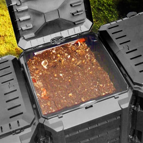 Nancy's Carcoforo Composter - Compostbank - Zwart - 800 Liter