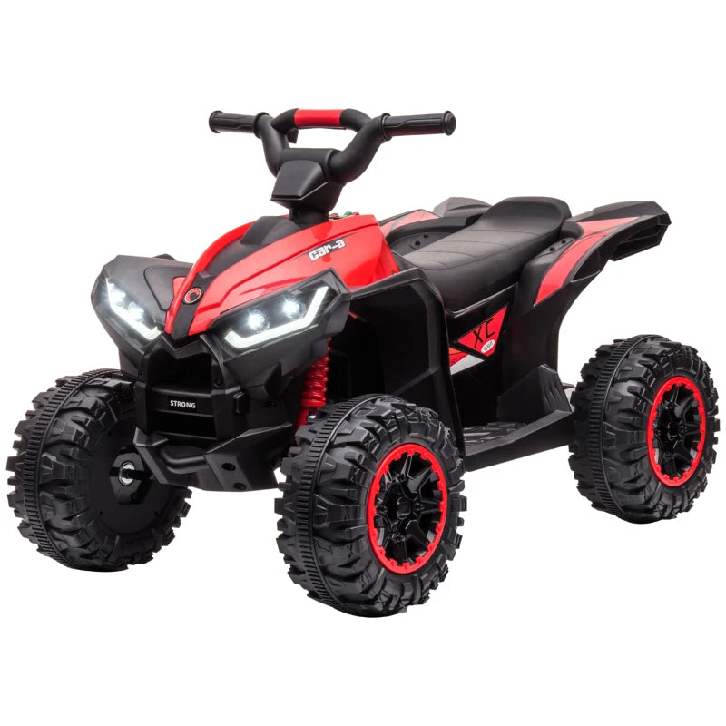 Nancy's Xavi Elektrische Quad voor Kinderen - Kinderquad - Kinderquadbike - Muziek / Licht - Rood / Zwart