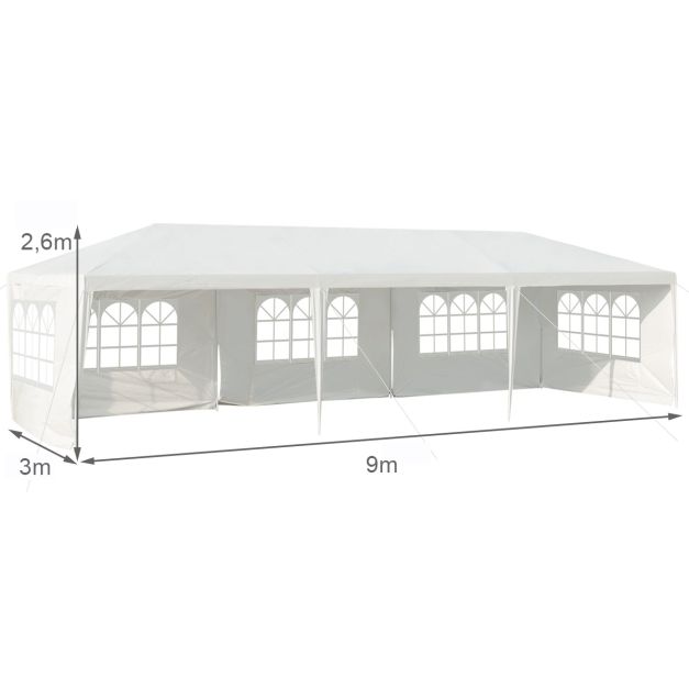 Nancy's Runa Partytent - Paviljoen - Party Tent - Wit -