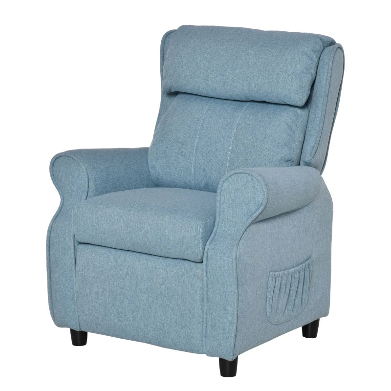 Nancy's Bono Kinderstoel - Kinderfauteuil - Kinderbank - Met Voetensteun - Blauw