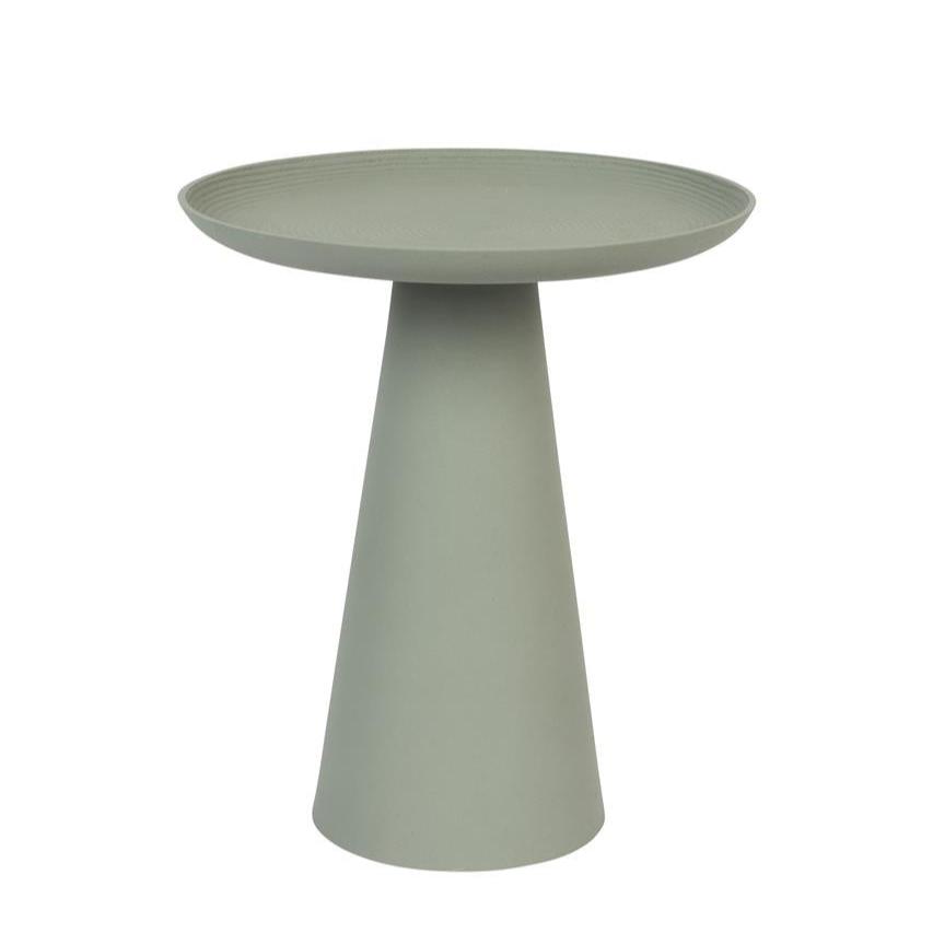 Table d'appoint Estela de Nancy - Table basse - Ronde - Vert - Acier - ± Ø 40 x 45 cm