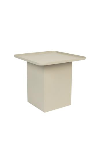 Nancy's Rates Side table - Coffee table - Square - Beige - Steel - ± 45 x 40 cm