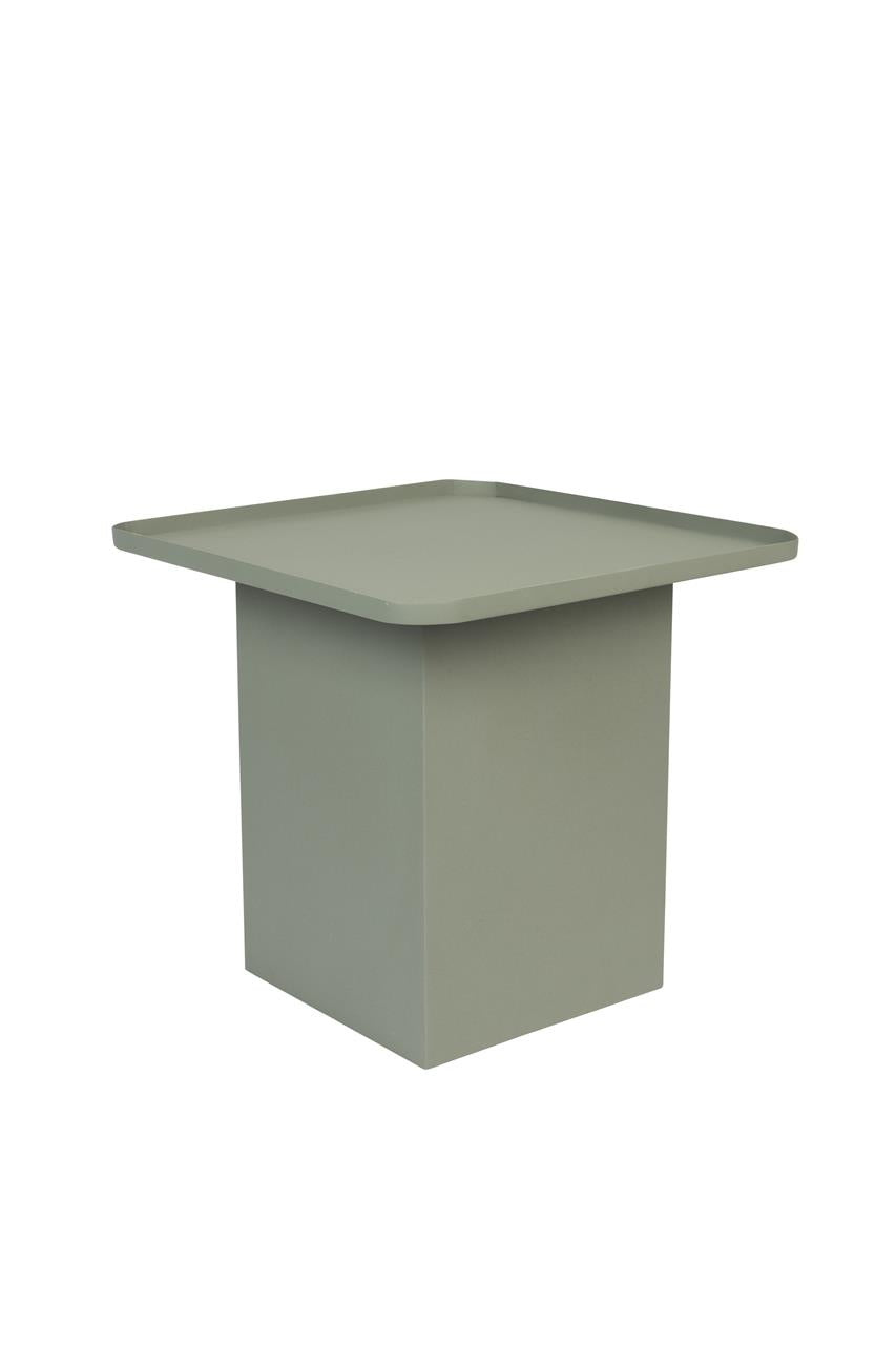 Nancy's Rates Side table - Coffee table - Square - Green - Steel - ± 45 x 40 cm