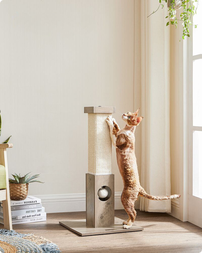 Nancy's Padrela Scratching Post - Gray - ± 40 x 40 x 70 cm