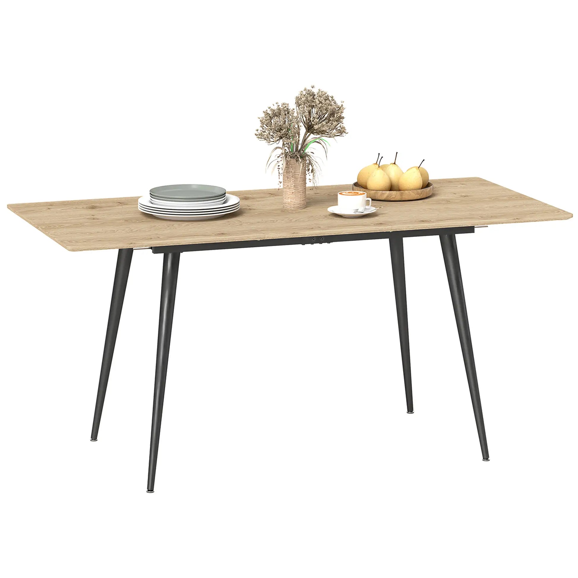 Nancy's Ginetes Eettafel Rechthoekig - Eetkamertafel - Keukentafel - ± 160 x 75 x 75 cm