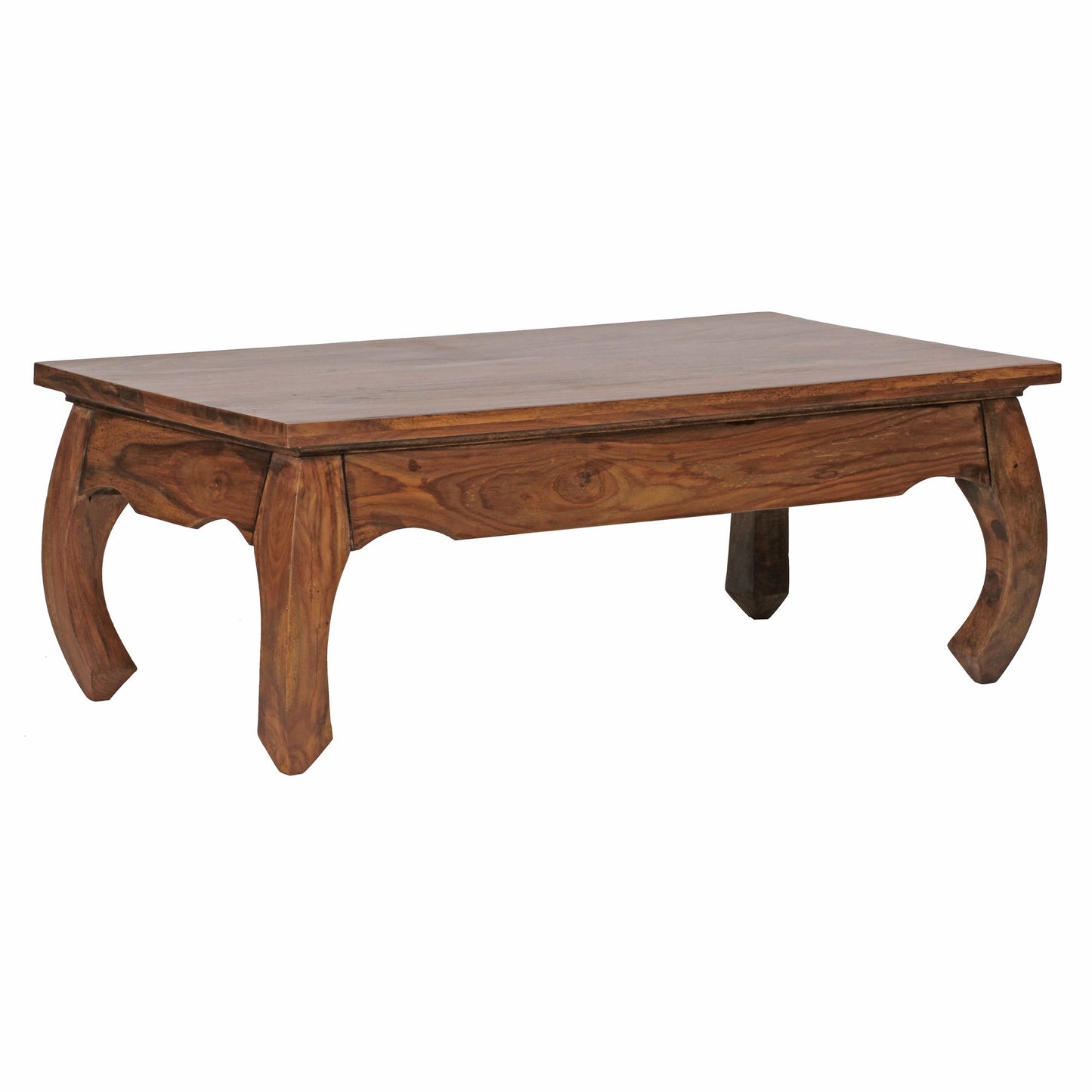 Table basse Castine de Nancy - Table basse en bois massif - Faite à la main - Bois de Sheesham - 110 x 60 cm