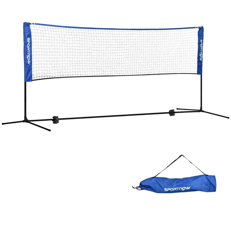 Nancy's Bonassola Badmintonnet - Badminton - In hoogte verstelbaar - Inclusief Draagtas - Blauw - ± 310 x 105 x 107-155 cm