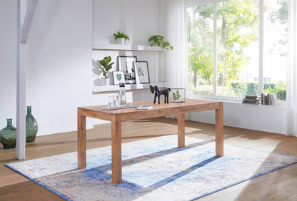 Nancy's Alcobaca Eettafel - Eetkamertafel - Keukentafel - Acaciahout - ± 200 x 100 x 75 cm