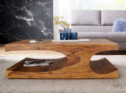 Table basse Reston de Nancy - Table basse - Bois de Sheesham - ± 120 x 70 x 40 cm