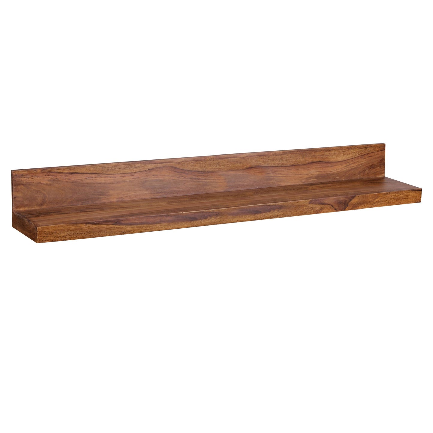 Nancy's Owattona Wandplank - Massief Houten Wandplank - Boekenplank - Massief Sheesham - Bruin - 140 cm