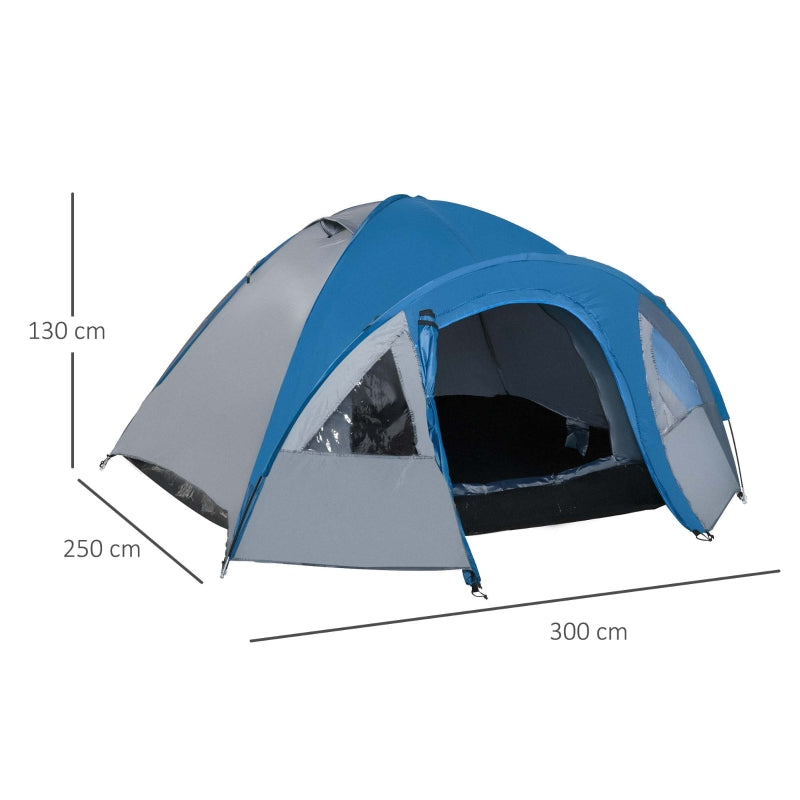 Nancy's Arklan Dubbelwandige Tent - Blauw - Polyester, Glasvezel - 98,42 cm x 118,11 cm x 51,18 cm