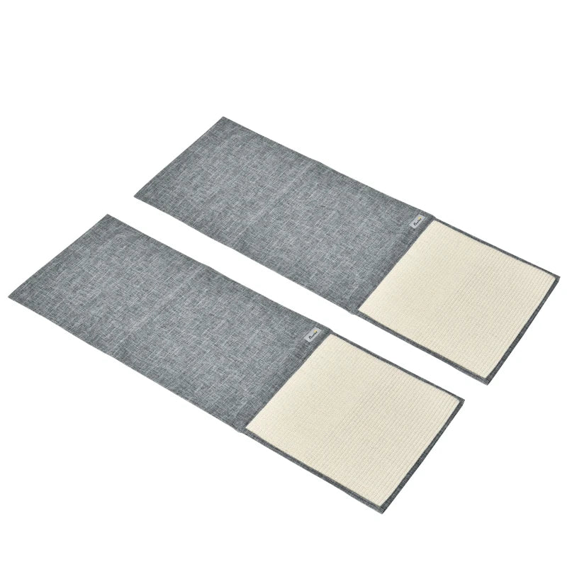 Nancy's Comba Scratching Board - Scratching Mat - Set of 2 - Gray - 130 x 45 cm