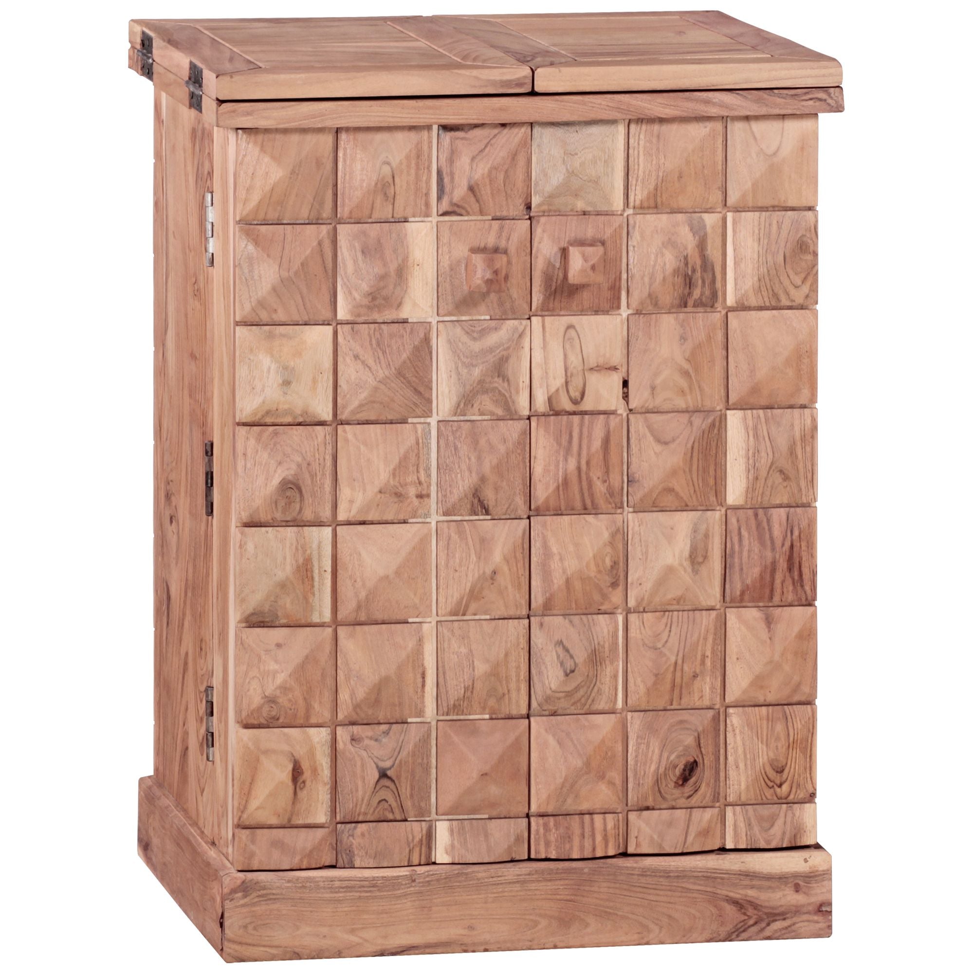 Nancy's Jackson Home Bar - Fold-out Bar - Display Cabinet - Drinks Cabinet - Drinks Storage - Bar Cabinet -Solid Acacia Wood