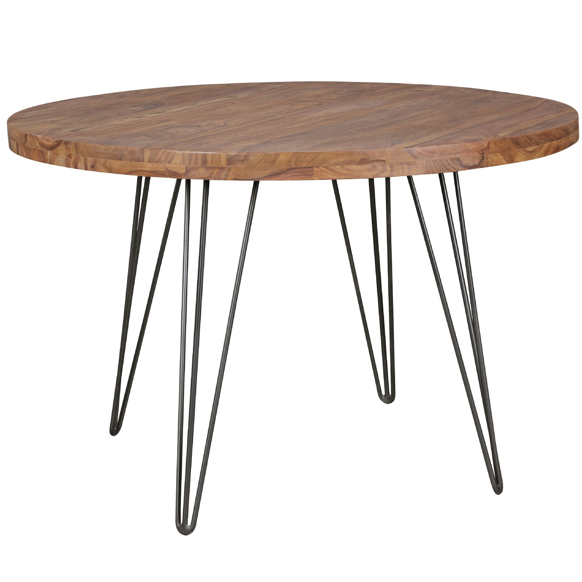 Nancy's Nogueira Dining Table Round - Solid Dining Table - Sheesham Wood - Ø 120 cm