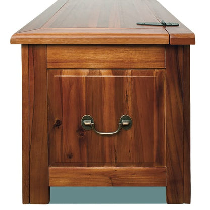 Nancy's Sanibel Opbergkist - Houten Kist - Salontafel - Tafelkist - Dressoir - Acaciahout - ± 85 x 45 x 50 cm