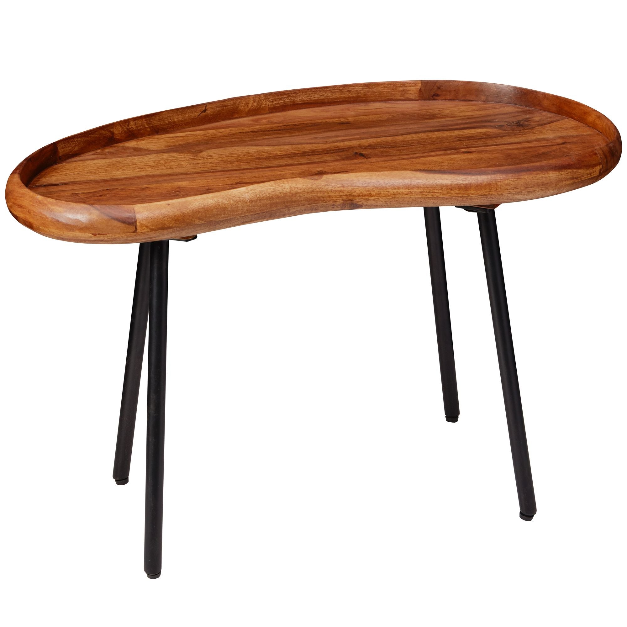 Table basse en bois de Nancy - Table d'appoint - Bois de Sesham - ± 70 x 40 x 40 cm