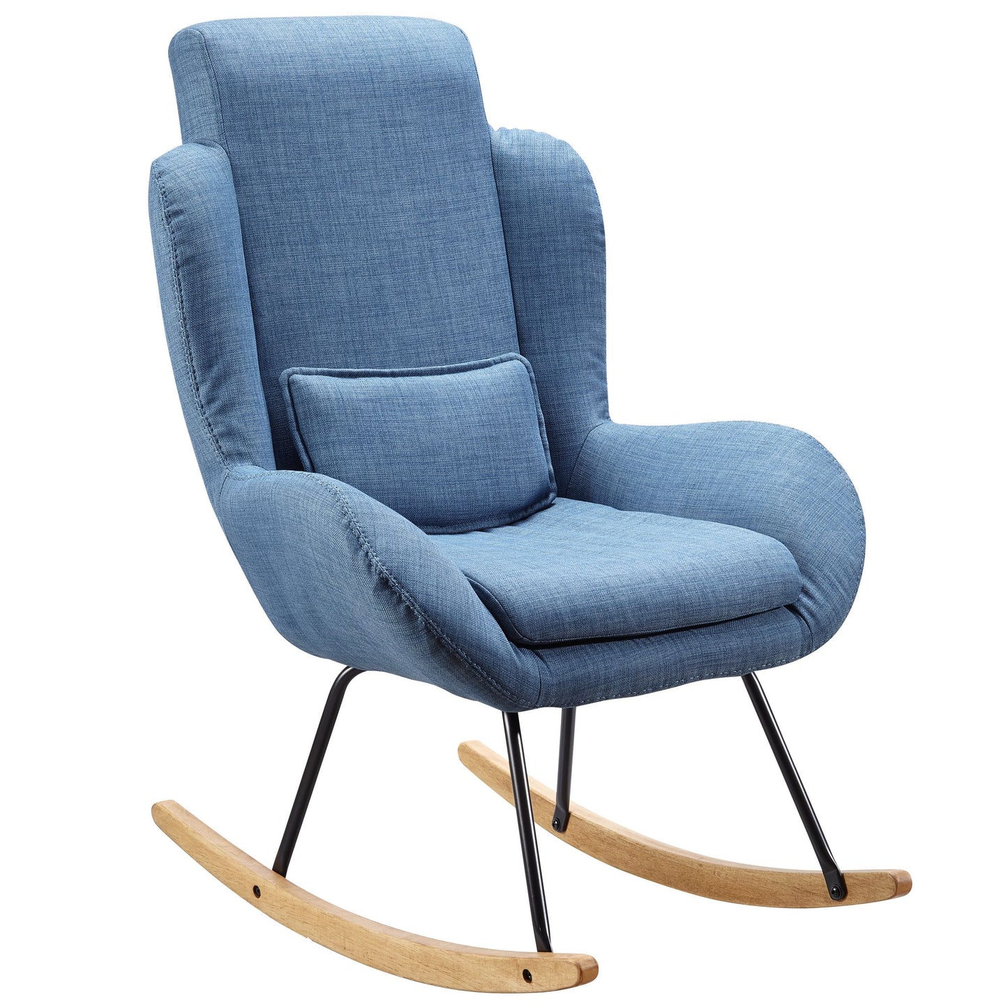 Nancy's Segura Schommelstoel - Relaxstoel - Loungestoel - Blauw