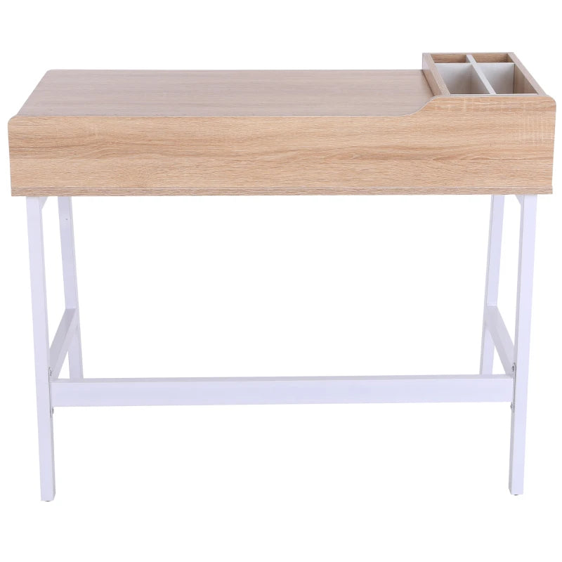 Nancy's Arnad Bureau - Laptoptafel - Computertafel - Natuurlijk - MDF - ± 100 x 55 x 80 cm