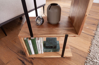 Nancy's Indava side table - Coffee table - Side tables - Natural - Solid Acacia wood - 45 x 30 x 60 cm