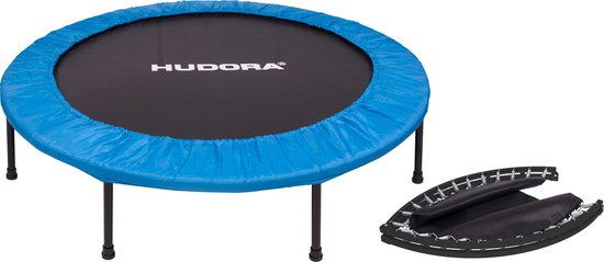 Hudora Opvouwbare Trampoline - Kleine Inklapbare Trampoline - Fitness Trampoline - Ø 140 cm