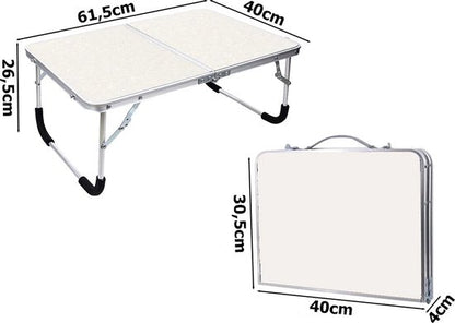 Eleganca Laptoptafel - Laptopstandaard - Bedtafel - Banktafel - Klaptafel - Opvouwbare Tafel - Laptoptafel Verstelbaar - Ontbijttafel