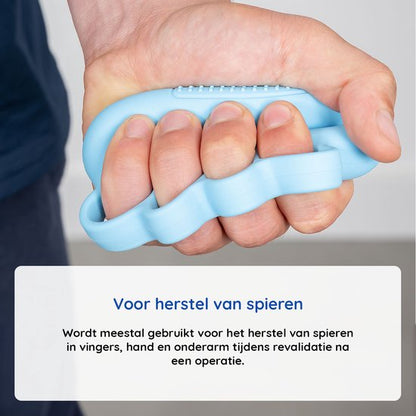 Take Care Silicone Handgrip - Vingertrainer - Knijper - Pinch Grip, set met 3 weerstanden