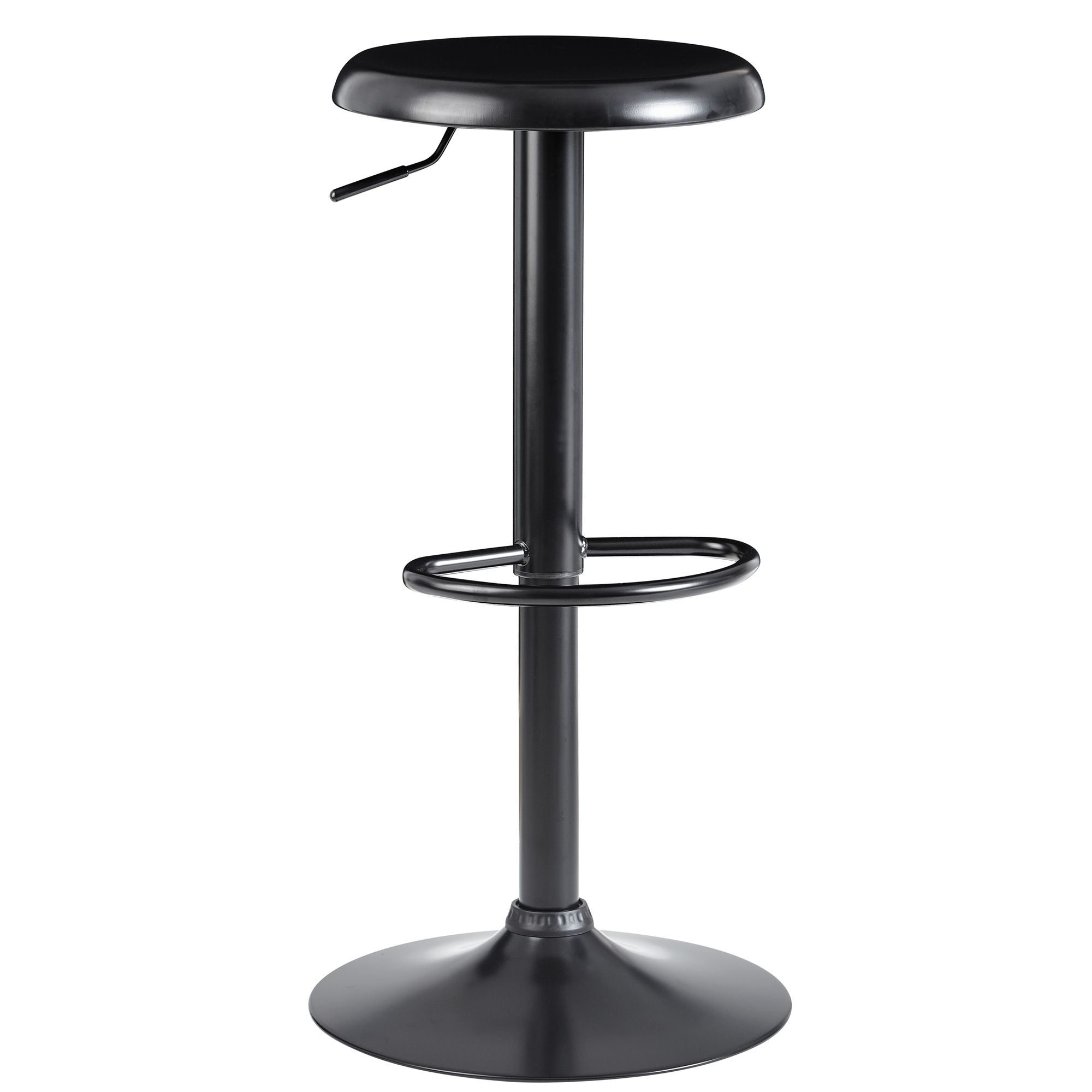 Tabouret de bar Nancy's Auburn - Tabouret - Chaise de bar - Tabouret en métal - Noir - Tabouret Bistro - Max 100 kg - Fer