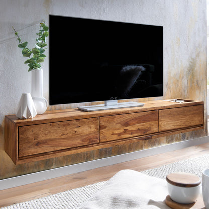 Nancy's Moncao TV Meubel - Massieve TV Kast - Lowboard - Sheesham Hout - ± 160 x 35 x 25 cm