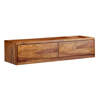 Nancy's Moncao TV Meubel - TV Kast - Lowboard - Sheesham Hout - ± 110 x 35 x 25 cm