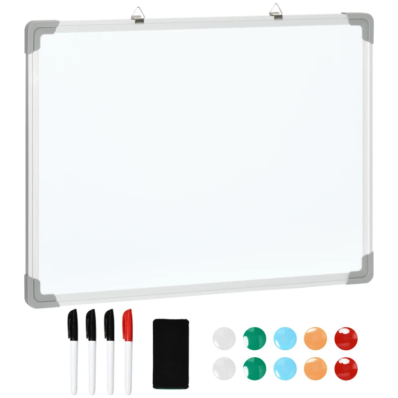 Tableau blanc Nancy's Altare - Tableau magnétique - Tableau de notes - Accessoires inclus - 60 x 45 cm