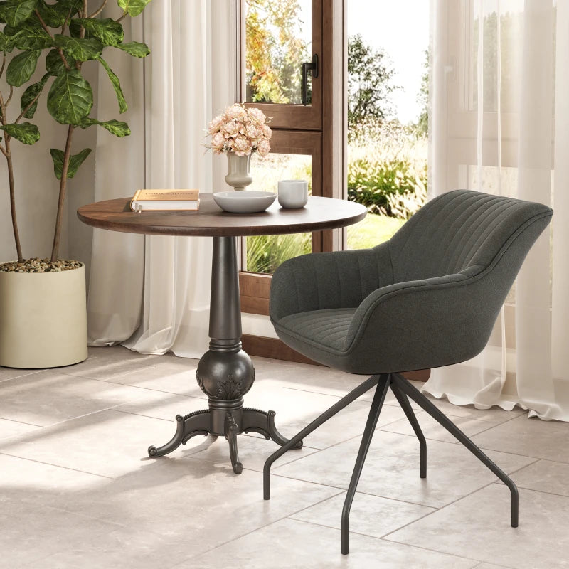 Nancy's Nespereira Fauteuil - Relax Stoel - Loungestoel - Eetkamerstoel - Grijs - Fluweel 