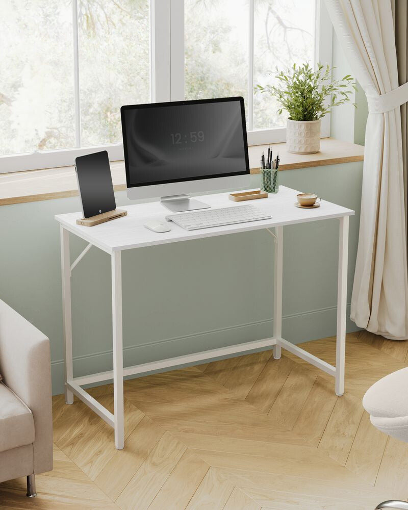 Nancy's Arola Desk - Table d'ordinateur - Table d'ordinateur portable - Blanc - 100 x 50 x 75 cm