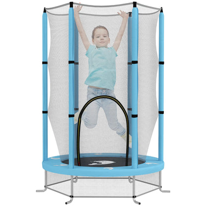 Nancy's Cannobio Kinder Trampoline met Veiligheidsnet - Lichtblauw - Ø 140 cm