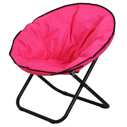 Nancy's Southgate Klapstoel - Campingstoel - Tuinstoel - Kuipstoel - Opvouwbaar - Rond -Roze - 80 x 80 x 75 cm