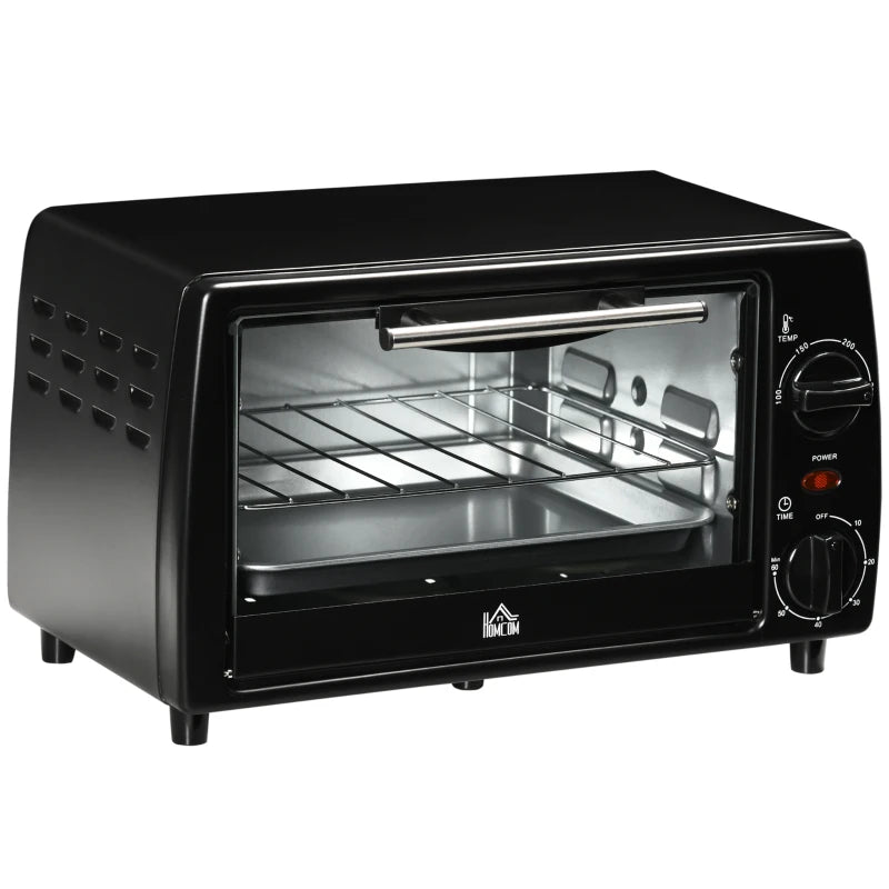 Nancy's Alzate Oven - Mini-oven - Tafeloven - 10L - Zwart - Inclusief accessoires