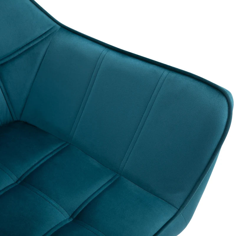 Nancy's Cerejais Fauteuil - Stoel - Relax Stoel - Loungestoel - Blauw - Fluweel