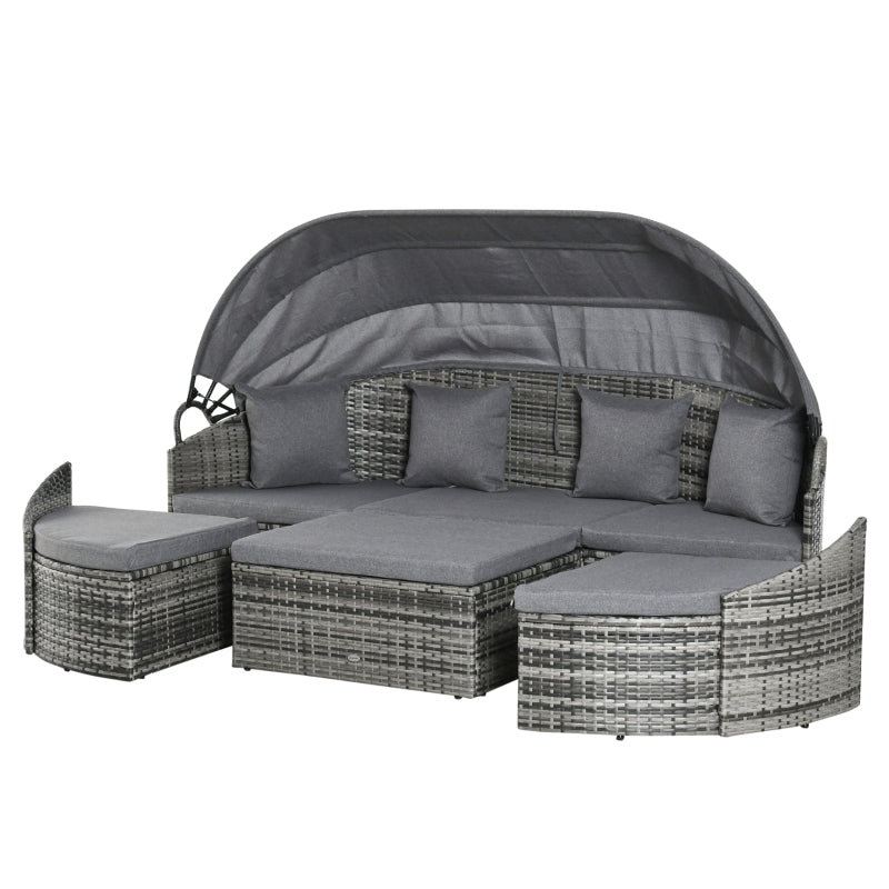 Nancy's Sandro Lounge Bed - 4-piece Lounge Set - With Canopy