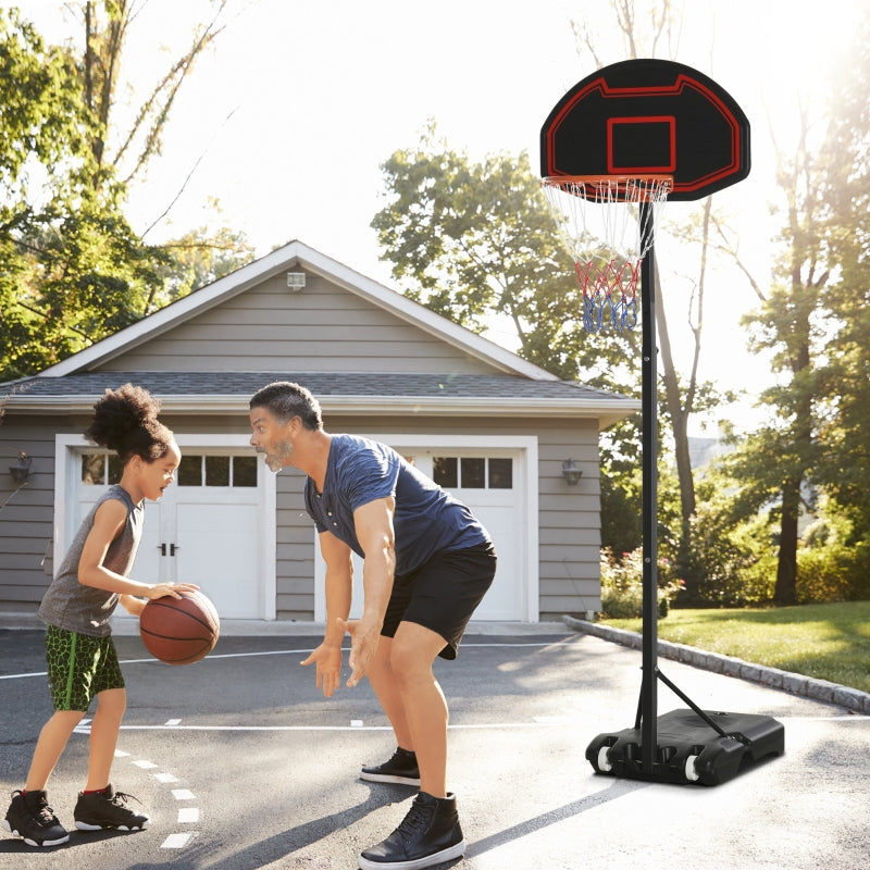 Nancy's Mirabel Basketbalring - Basket - In Hoogte Verstelbaar - Weerbestendig - Zwart