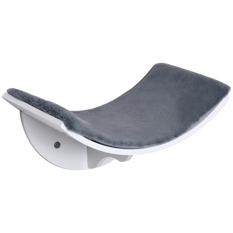 Lit pour chat Nancy's Nogueria - Chaise longue pour chat - Planche pour chat - Gris/Blanc - ± 40 x 30 x 20 cm