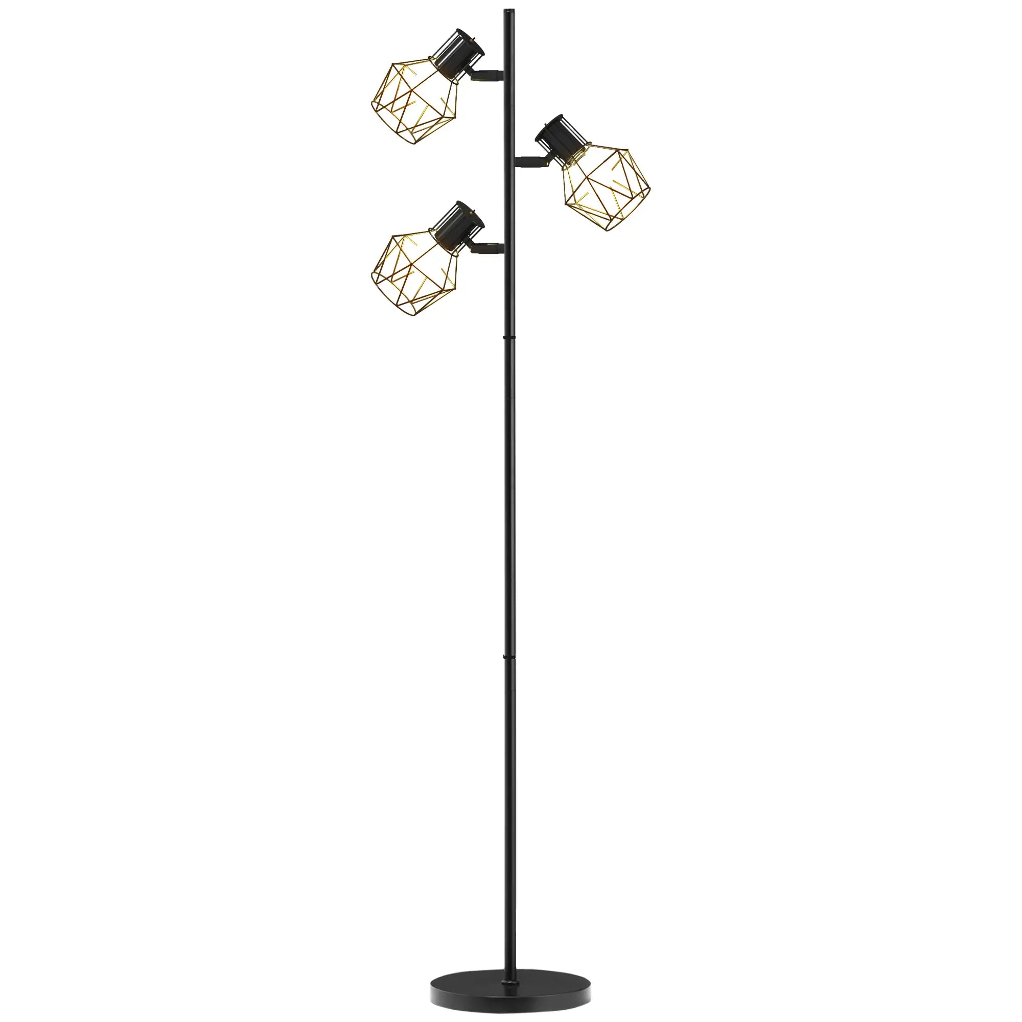 Nancy's Maceria Vloerlamp - Staande Lamp - Staande Verlichting -  Modern - Zwart - Staal