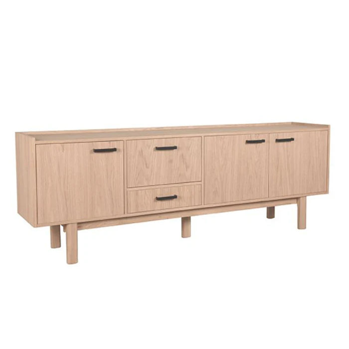 LABEL51 Dressoir Cali - Naturel - Eiken - ± 220 x 45 x 80 cm