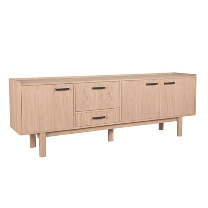 LABEL51 Dressoir Cali - Naturel - Eiken - ± 220 x 45 x 80 cm