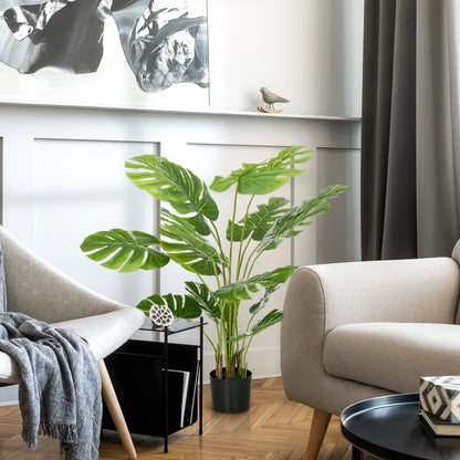 Nancy's Lamares Kunstplant - Kunstboom - Monstera Deliciosa - 120 cm hoog