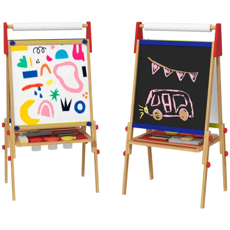 Nancy's Joris Krijtbord voor Kinderen - Whiteboard - Kleurbord voor Kinderen - Inclusief Accessoires - Verstelbaar 