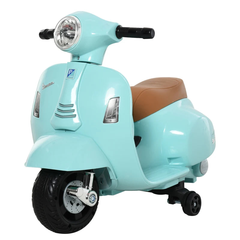 Nancy's Kyra Elektrische Motorfiets voor Kinderen - Kindermotor - Elektrisch Voertuig - Vespa voor Kinderen - Licht / Geluid - Groen