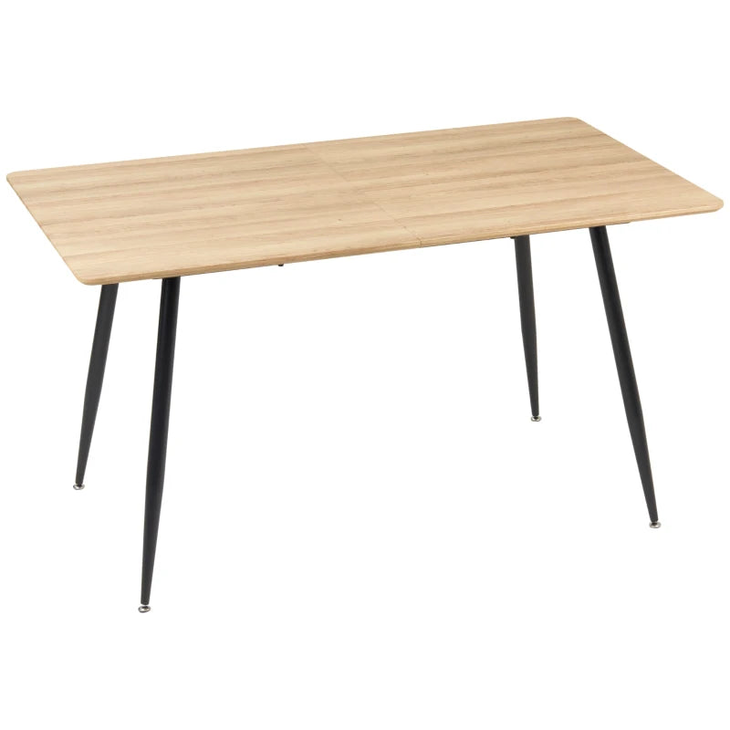 Nancy's Esperanca Dining table - Kitchen table - Table - Natural / Black - MDF / Steel - 140 x 80x 76 cm