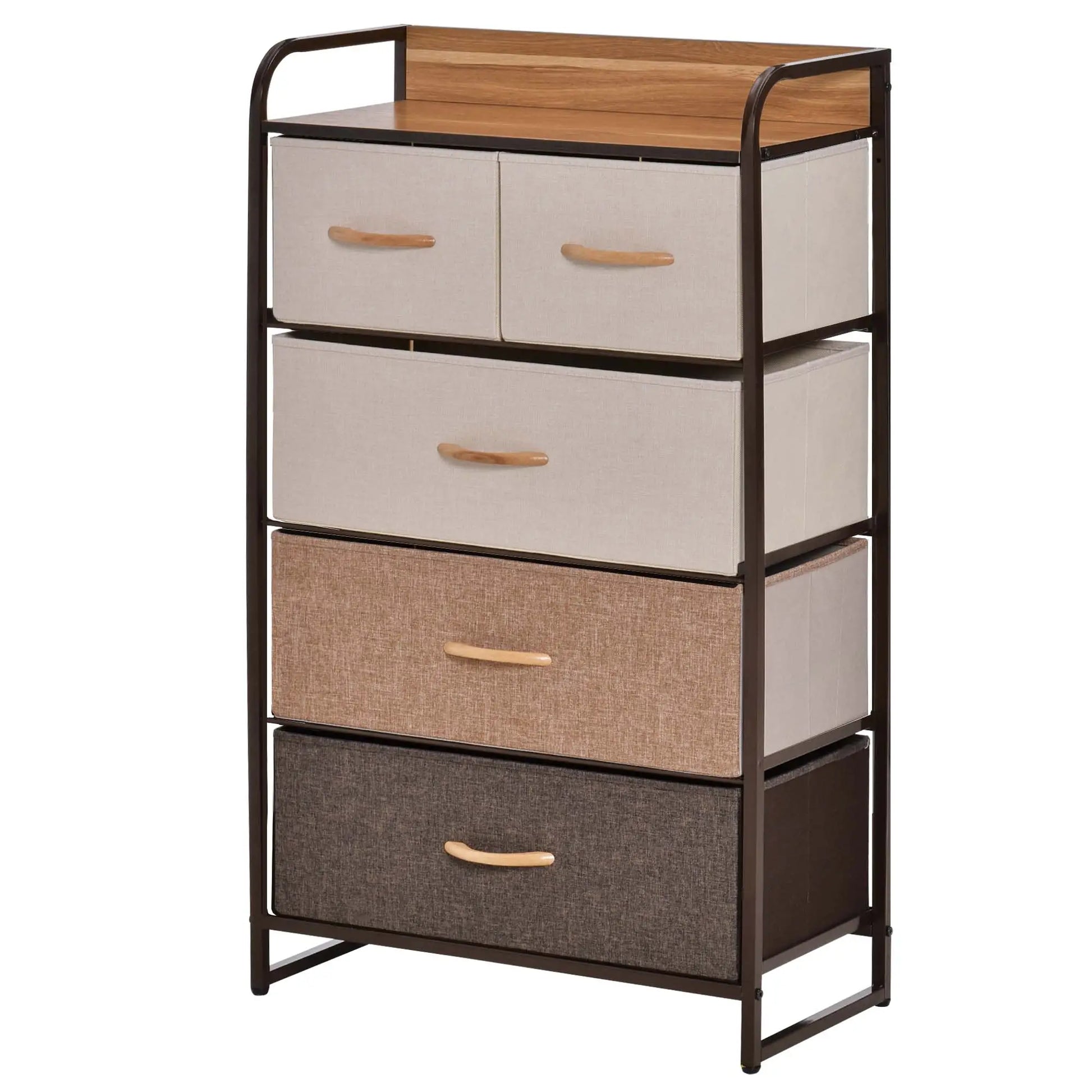 Nancy's Comenda Commode - Dressoir - Sideboard - Opbergkast - Veelkleurig - ± 60 x 30 x 100 cm