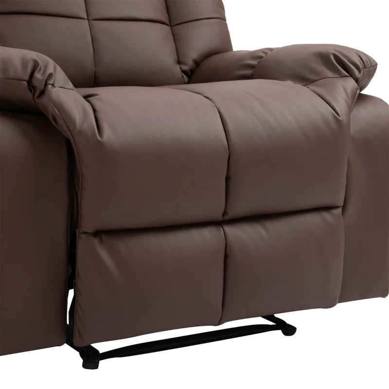 Nancy's Alfero Massagestoel - Relaxstoel - Relaxfauteuil - Met Afstandsbediening - Verstelbare Rugleuning - Bruin - Kunstleer